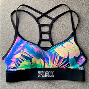 Pink Sports Bra
